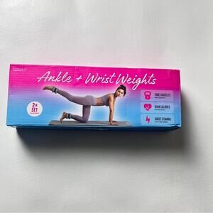 Ankle and Wrist Weights  Athletic Gym Accessories Workout Portable Set NIB